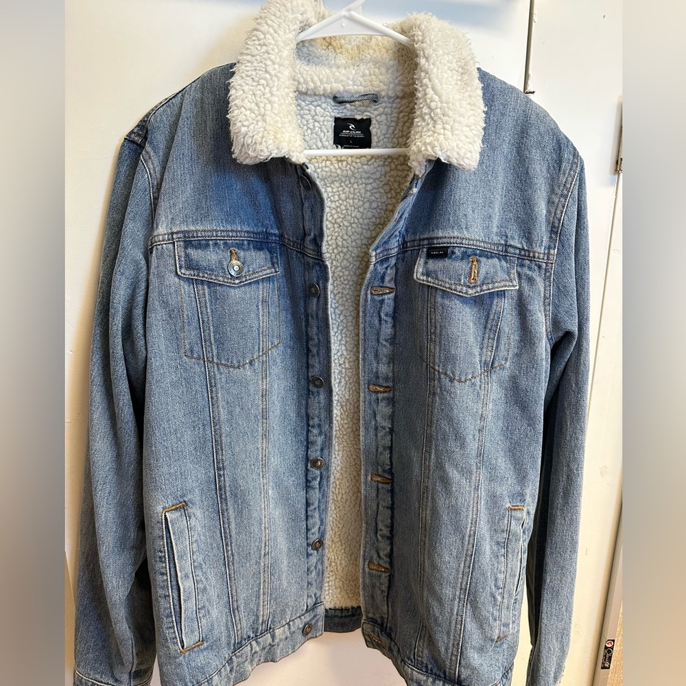 Rip curl jean jacket!